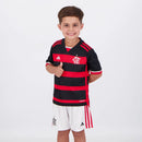 Kids Kit Flamengo Home Jersey 2024/25