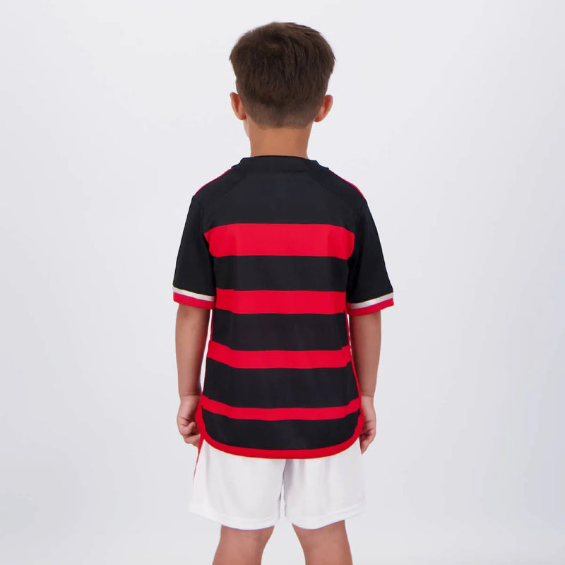 Kids Kit Flamengo Home Jersey 2024/25