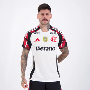 Flamengo Away 2025 Brazilian Cup Champion 2024 Jersey - Full Sponsors