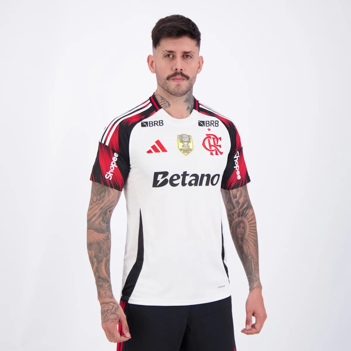 Flamengo Away 2025 Brazilian Cup Champion 2024 Jersey - Full Sponsors