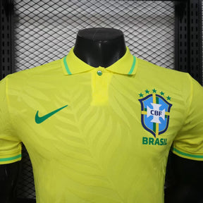 Brazil 25/26 Polo Edition Jersey Yellow - Player Version [Slim Fit]