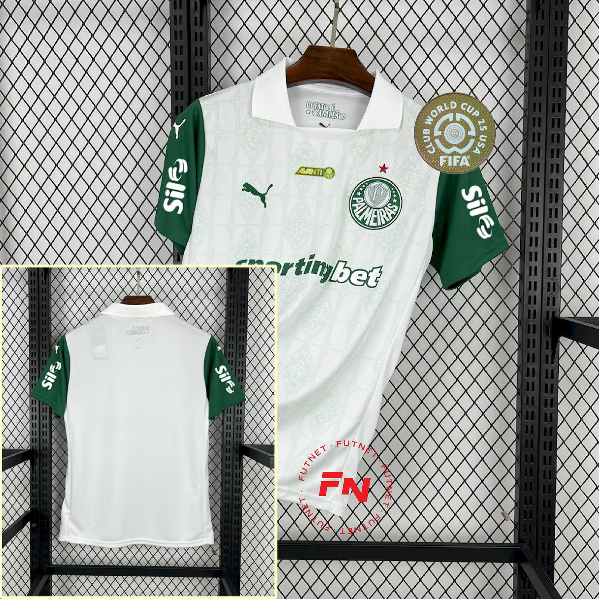 Palmeiras 2025/26 II Away Jersey - All Sponsors Patch FIFA CLUB WORLD CUP - Fan Version