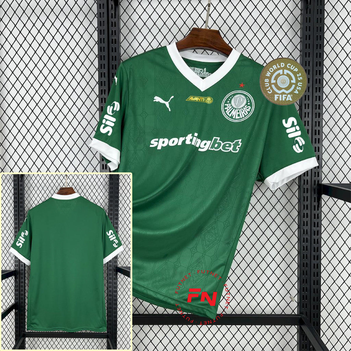 Palmeiras 2025/26 I Home Jersey - All Sponsors Patch FIFA CLUB WORLD CUP - Fan Version