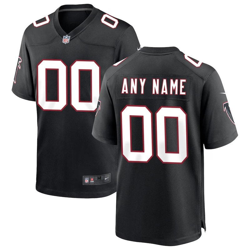 Atlanta Falcons - Throwback Custom NFL Game Jersey - Black