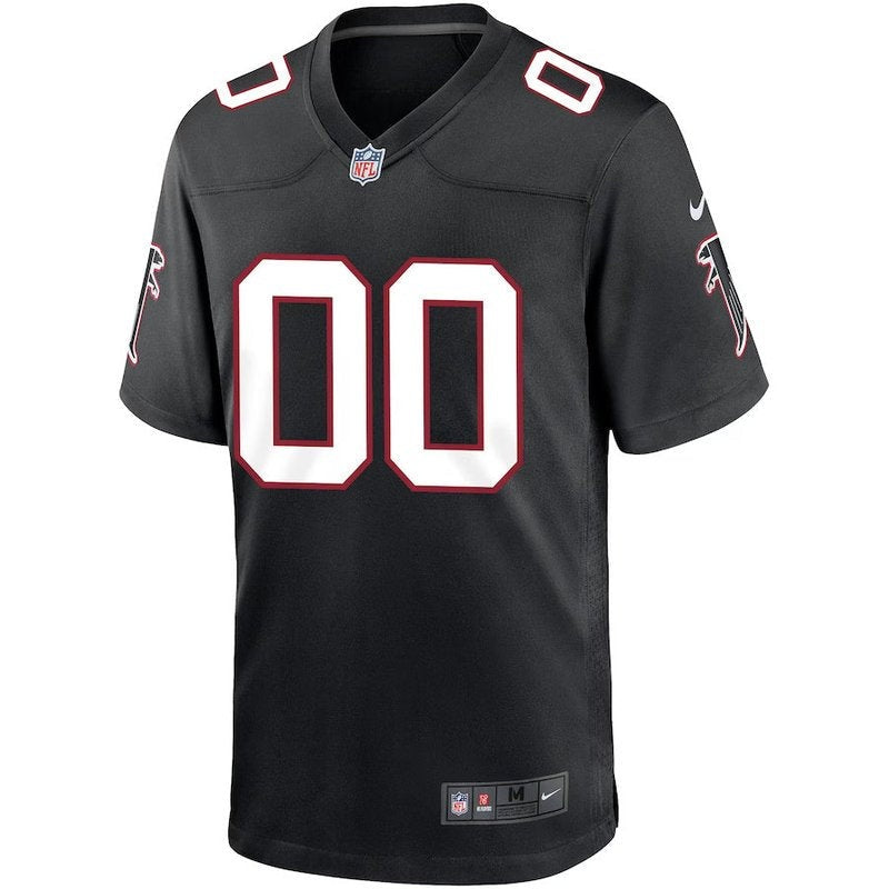 Atlanta Falcons - Throwback Custom NFL Game Jersey - Black