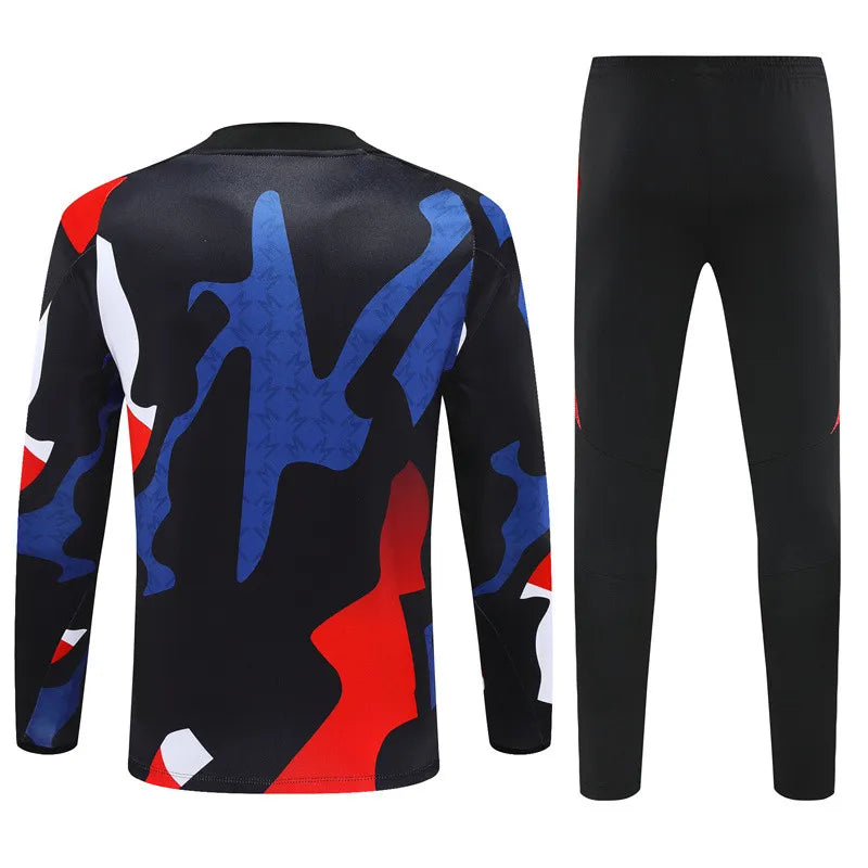 Mens Manchester United Training Suit Camouflage Black 2024/25