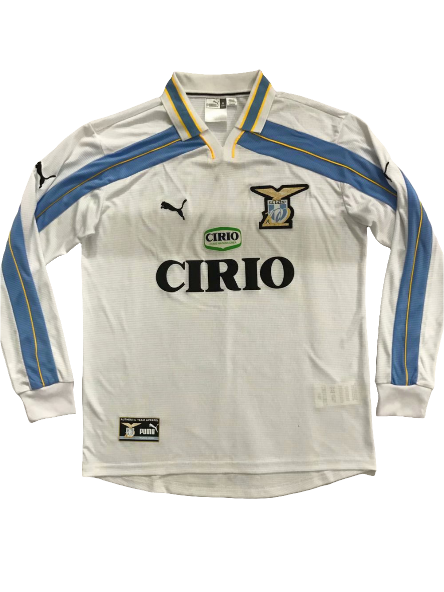 Lazio 00/01 II Away Long Sleeve Jersey - Retro Version