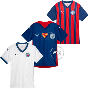 Combo Bahia Home + Away + Third 2025/26 Fan Jersey