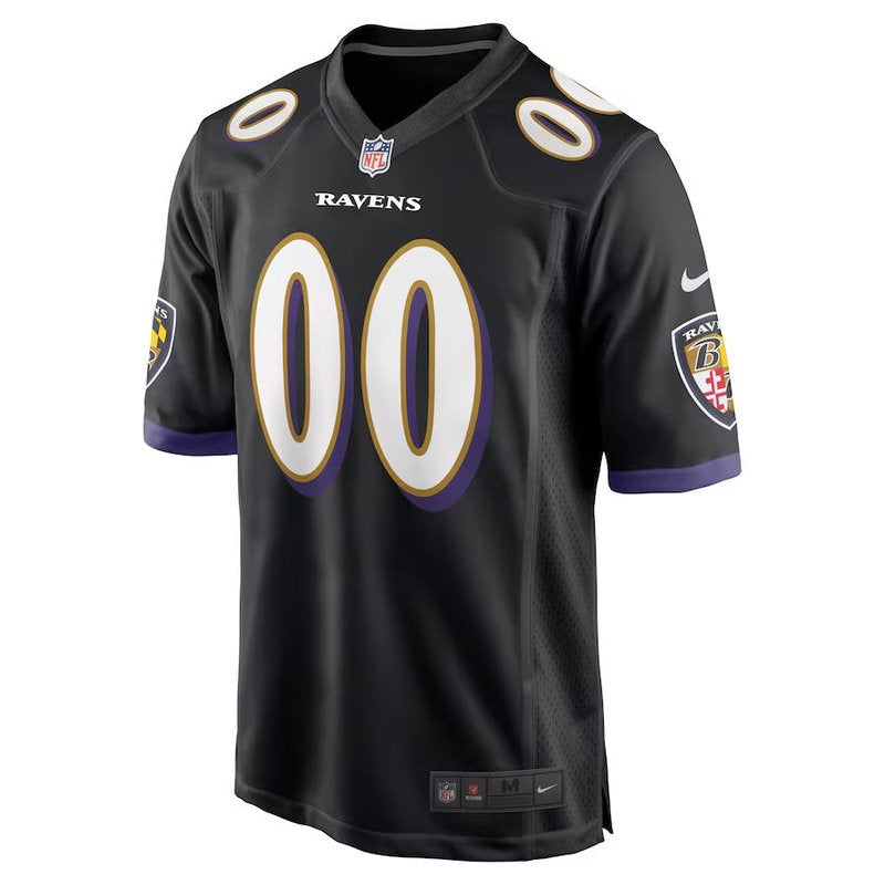 Baltimore Ravens - Alternate Custom NFL Game Jersey - Black