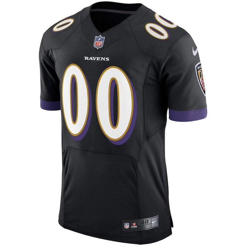 Baltimore Ravens - Speed Machine Custom NFL Jersey - Black