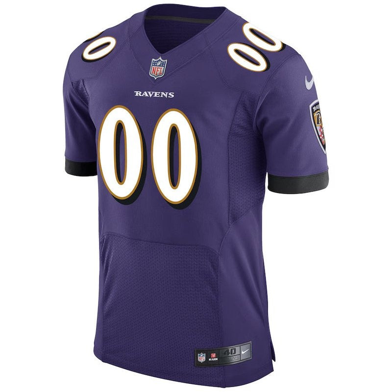 Baltimore Ravens - Speed Machine Custom NFL Jersey - Purple