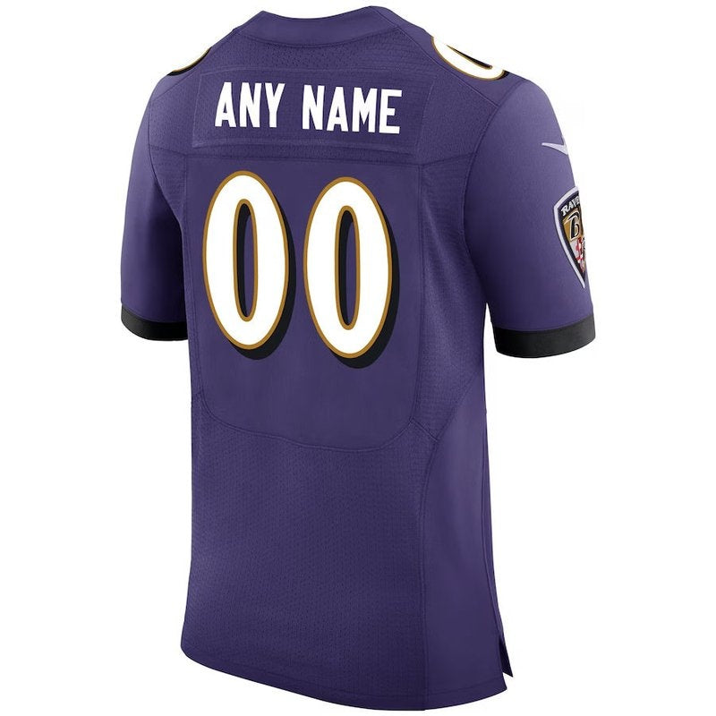 Baltimore Ravens - Speed Machine Custom NFL Jersey - Purple