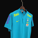 Brazil 21/22 Polo Light Blue Jersey