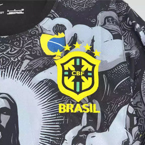 Brazil Cristo Redentor Jersey Black 2024/25