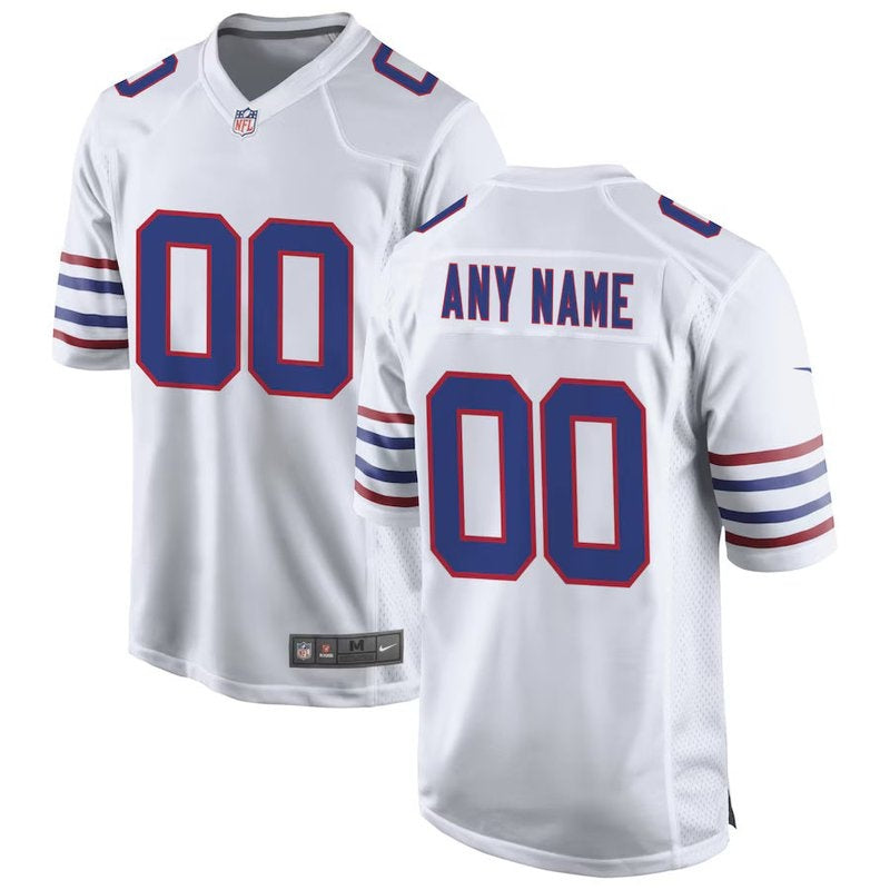 Buffalo Bills - Alternate Custom NFL Game Jersey - White