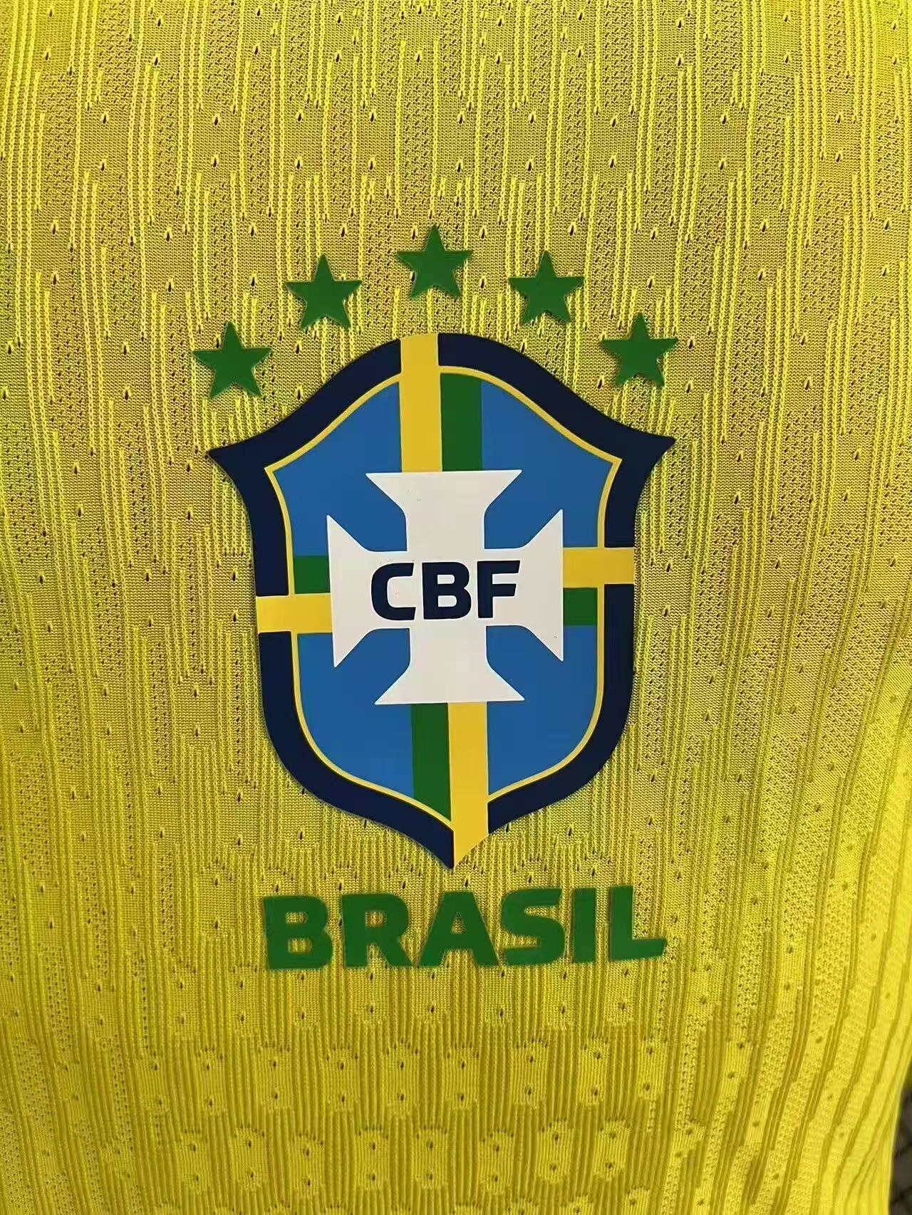 Brazil 2025/26 Home Long Sleeve - Authentic Player [Slim Fit]