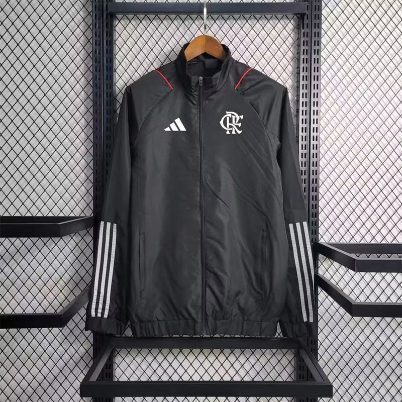 Flamengo Windbreaker Jacket Black - Corta Vento