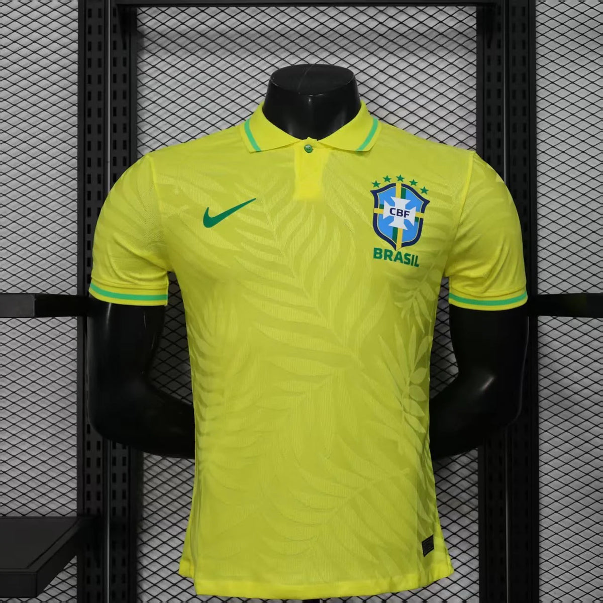 Brazil 25/26 Polo Edition Jersey Yellow - Player Version [Slim Fit]