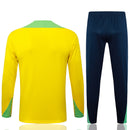 Brazil 2024 Training Suit Jacket and Pants Yellow