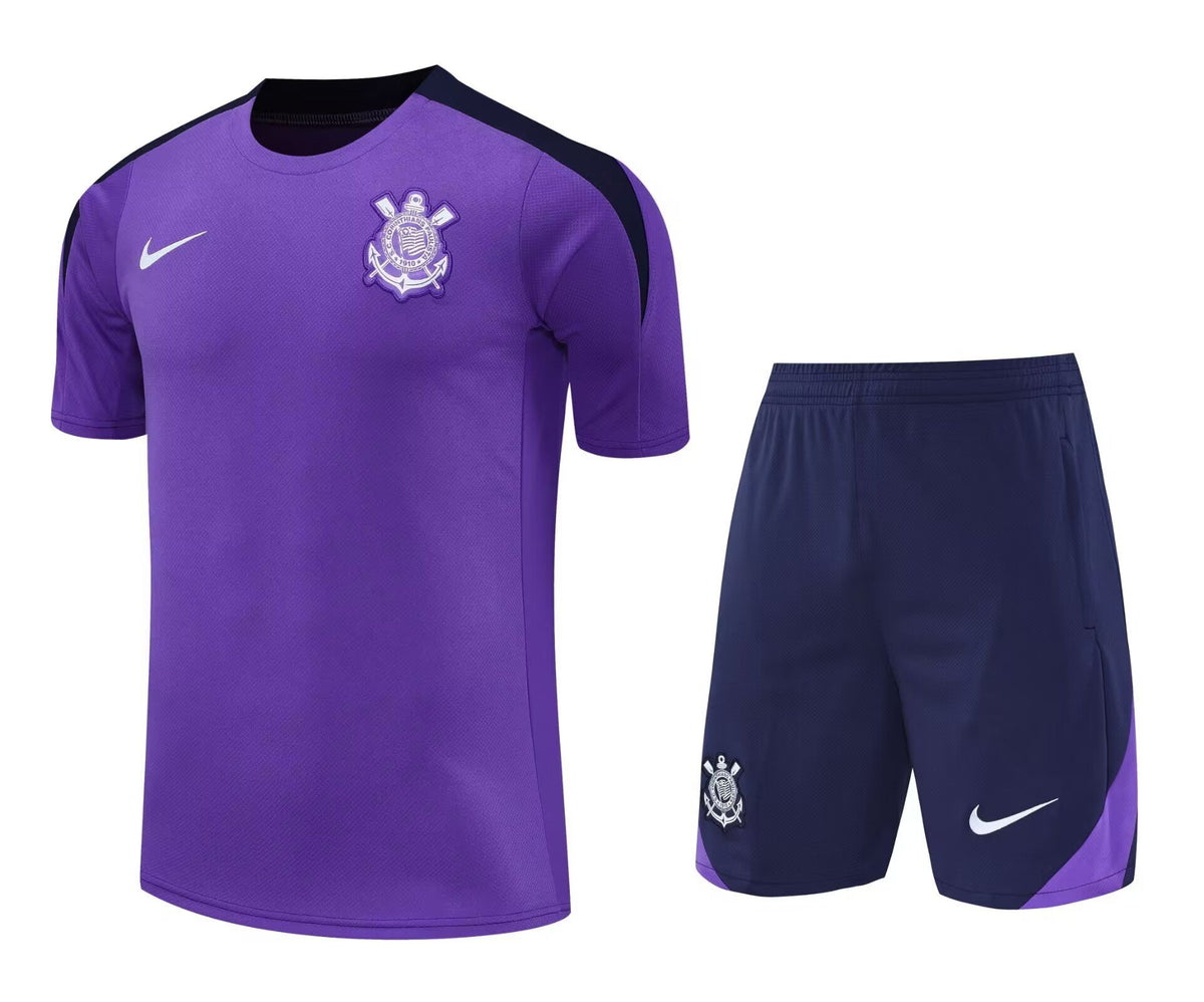Corinthians Short Training Suit Purple Kit 2025/26
