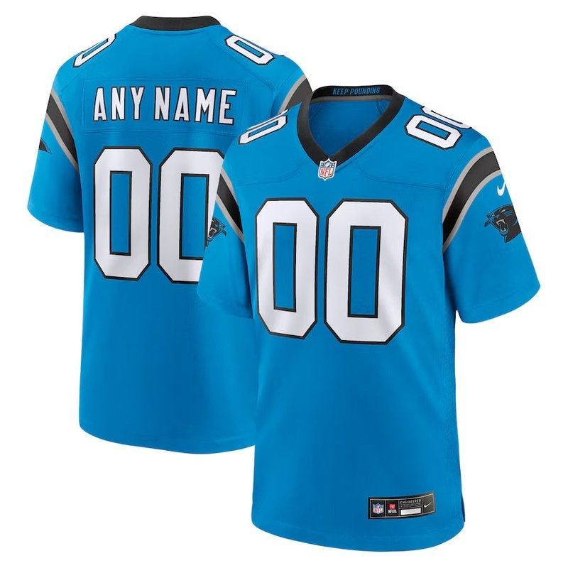 Carolina Panthers - Alternate Custom NFL Game Jersey - Blue