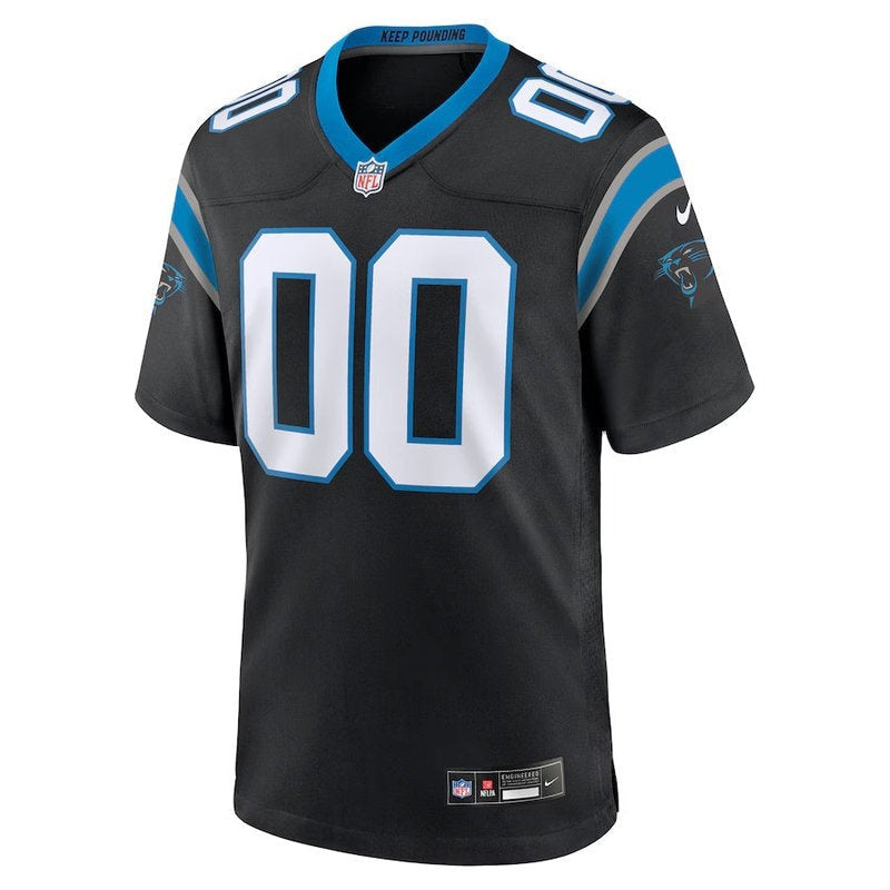 Carolina Panthers - Custom NFL Game Jersey - Black