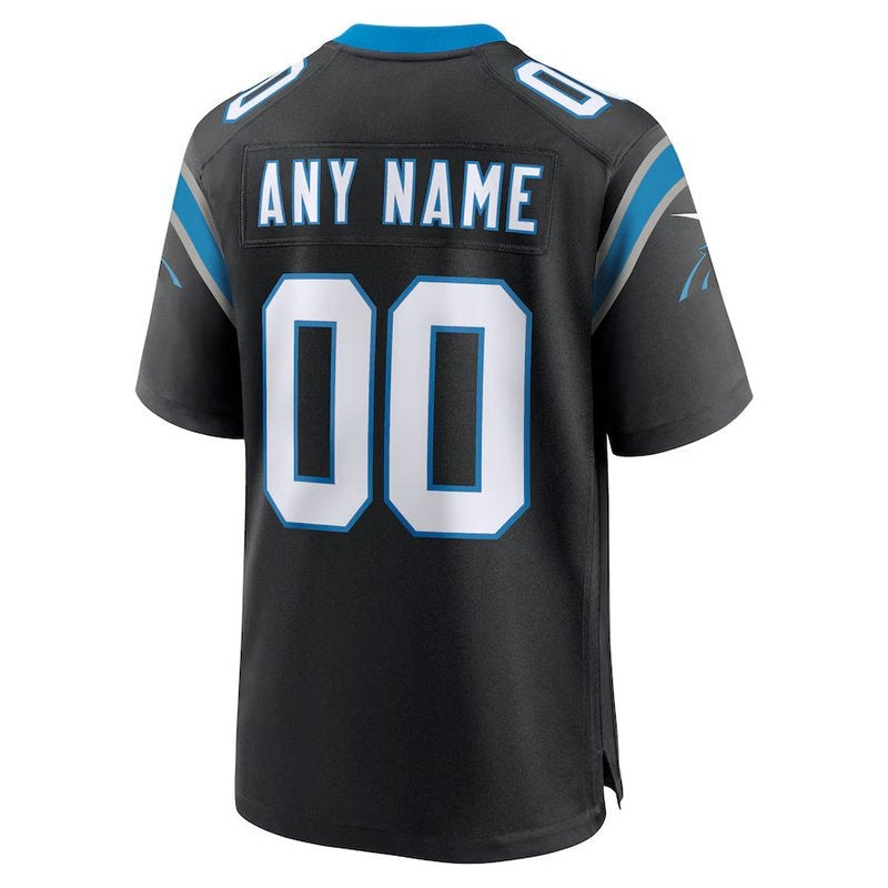 Carolina Panthers - Custom NFL Game Jersey - Black