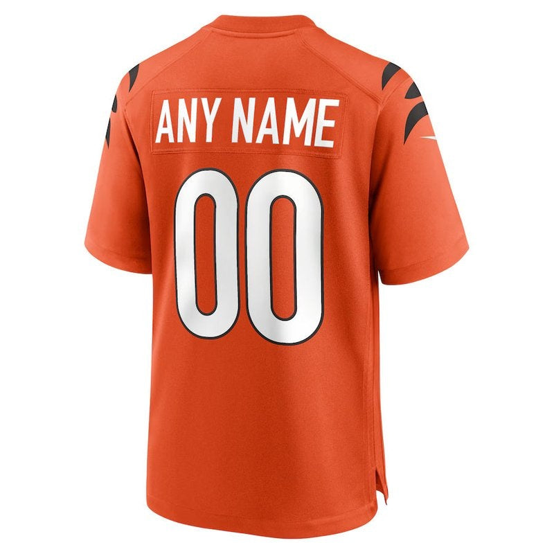 Cincinnati Bengals - Alternate Custom NFL Game Jersey - Orange