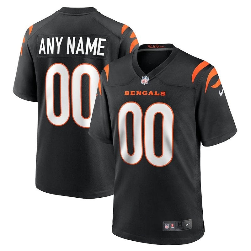 Cincinnati Bengals - Custom NFL Game Jersey - Black