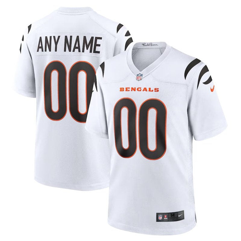 Cincinnati Bengals - Custom NFL Game Jersey - White