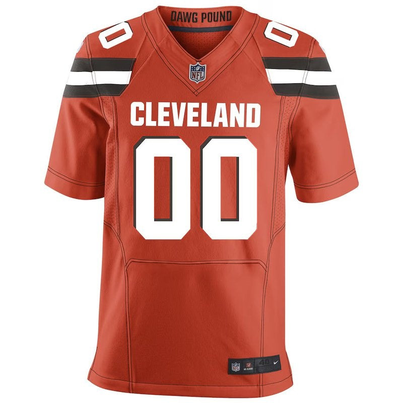 Cleveland Browns - Custom Alternate NFL Jersey - Brown - Orange