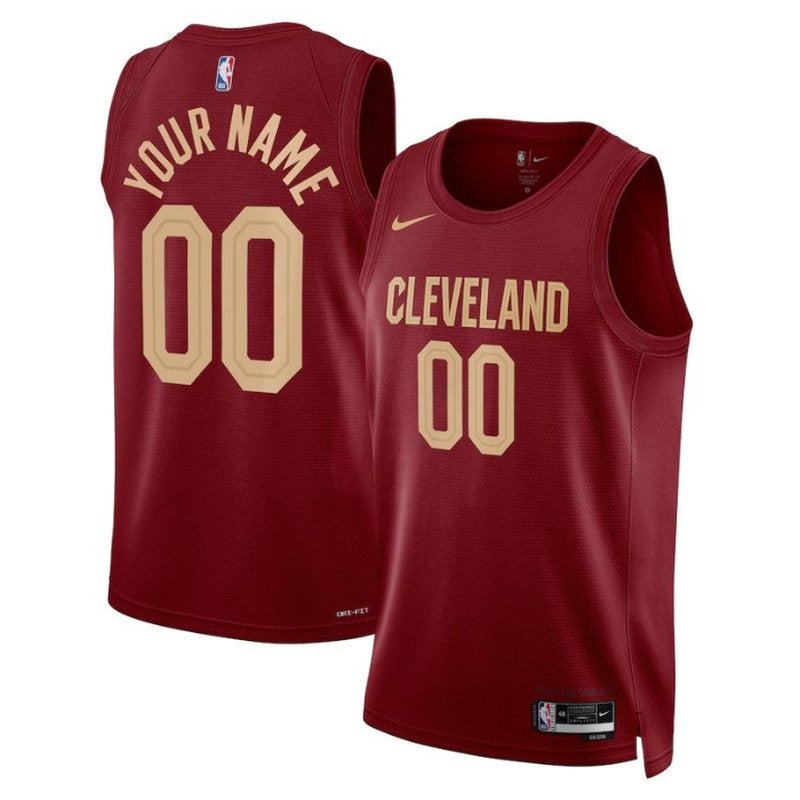 Cleveland Cavaliers Unisex 2023 NBA Jersey Wine - Icon Edition