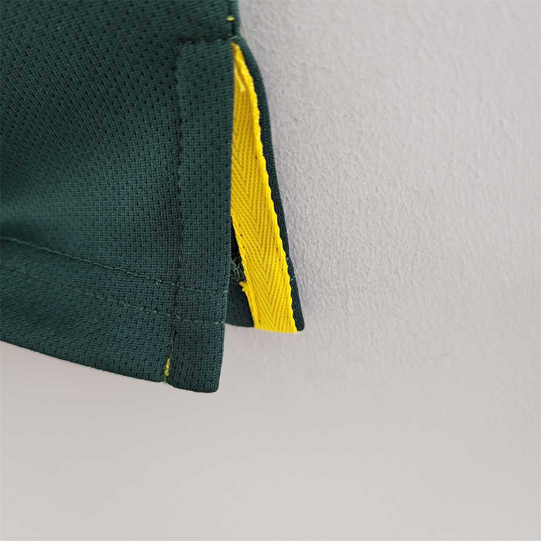 Brazil Retro Goalkeeper Green 1998 Jersey
