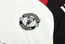 Mens Manchester United Short Training Suit White 2024/25