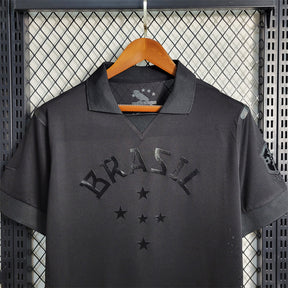 Brazil Retro All Black 2013/14 Jersey