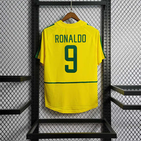 Brazil Retro Home 2002 Jersey