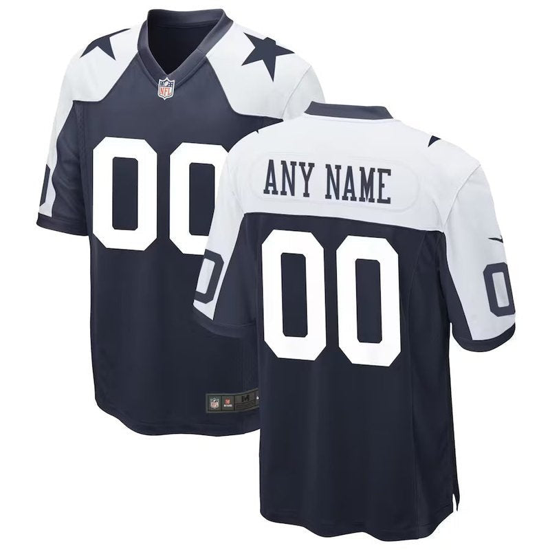 Dallas Cowboys - Alternate Custom NFL Game Jersey - Navy