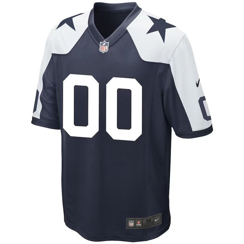 Dallas Cowboys - Alternate Custom NFL Game Jersey - Navy