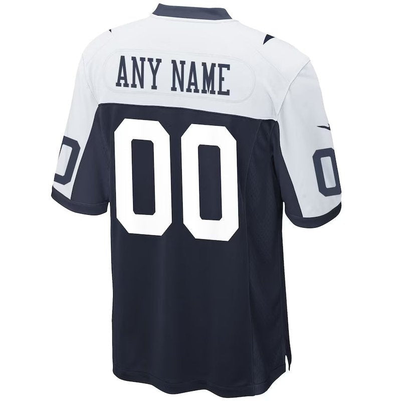 Dallas Cowboys - Alternate Custom NFL Game Jersey - Navy