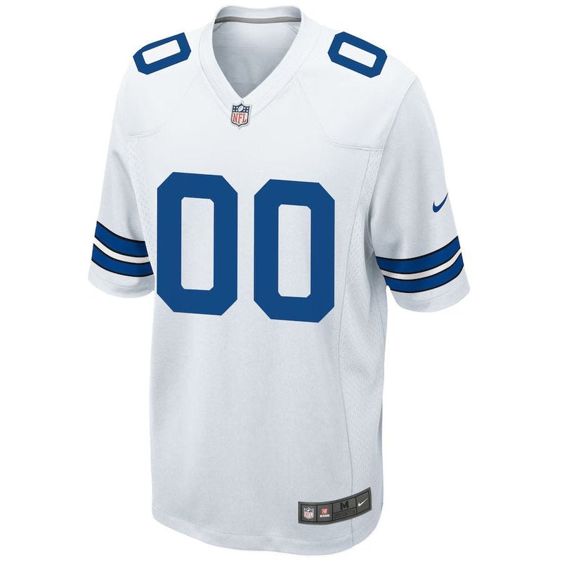 Dallas Cowboys - Custom NFL Game Jersey - White