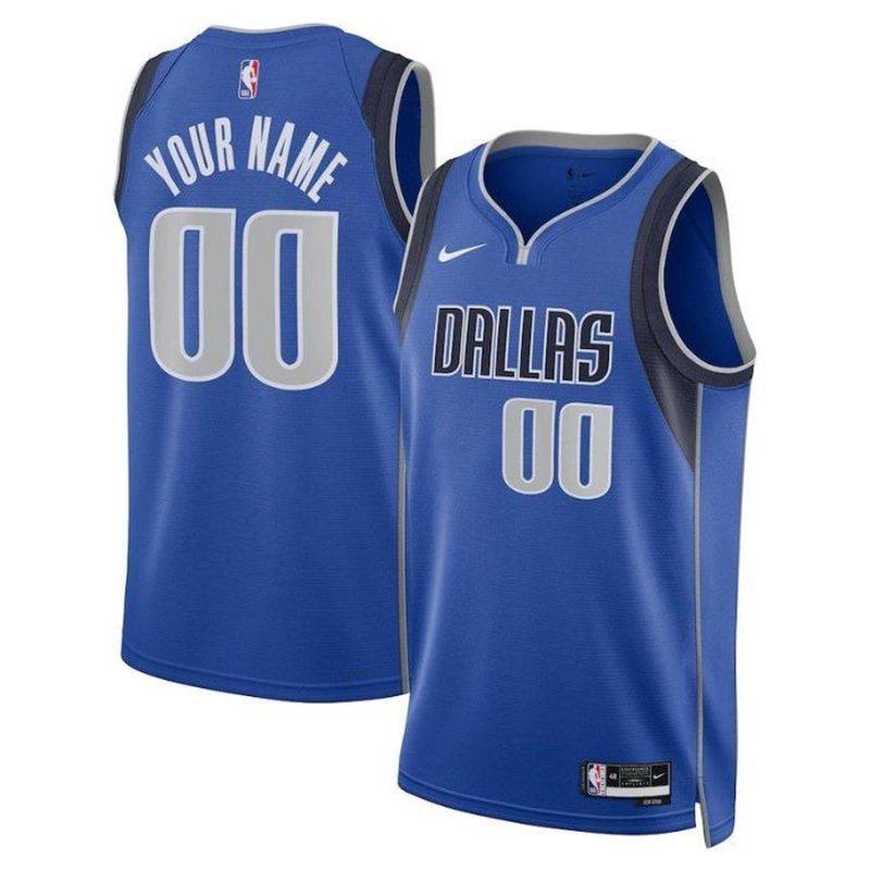 Dallas Mavericks Unisex 2023 NBA Jersey Royal - Icon Edition