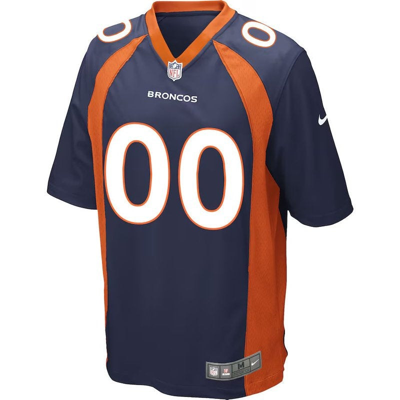 Denver Broncos - Alternate Custom NFL Game Jersey - Navy