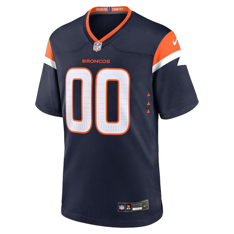 Denver Broncos - Alternate Mile High Collection - Custom NFL Game Jersey - Navy