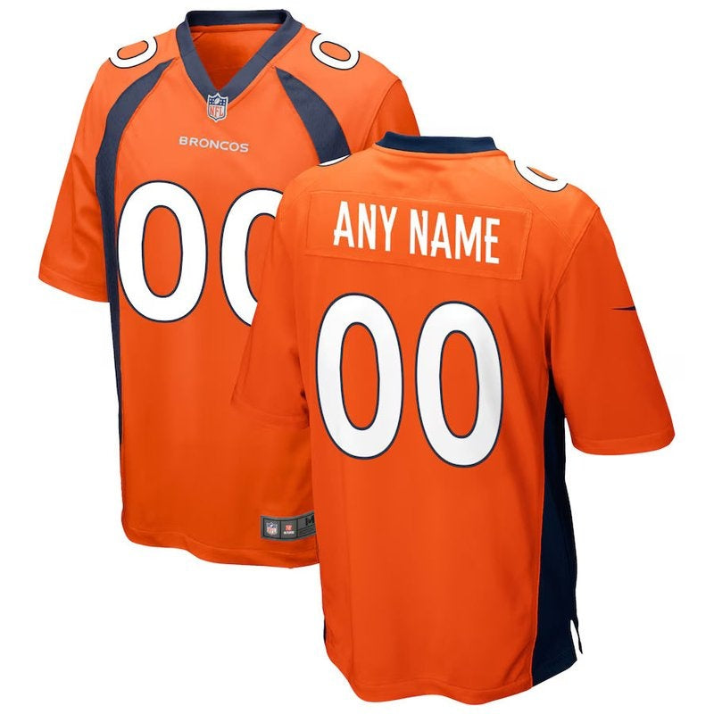 Denver Broncos - Custom NFL Game Jersey - Orange