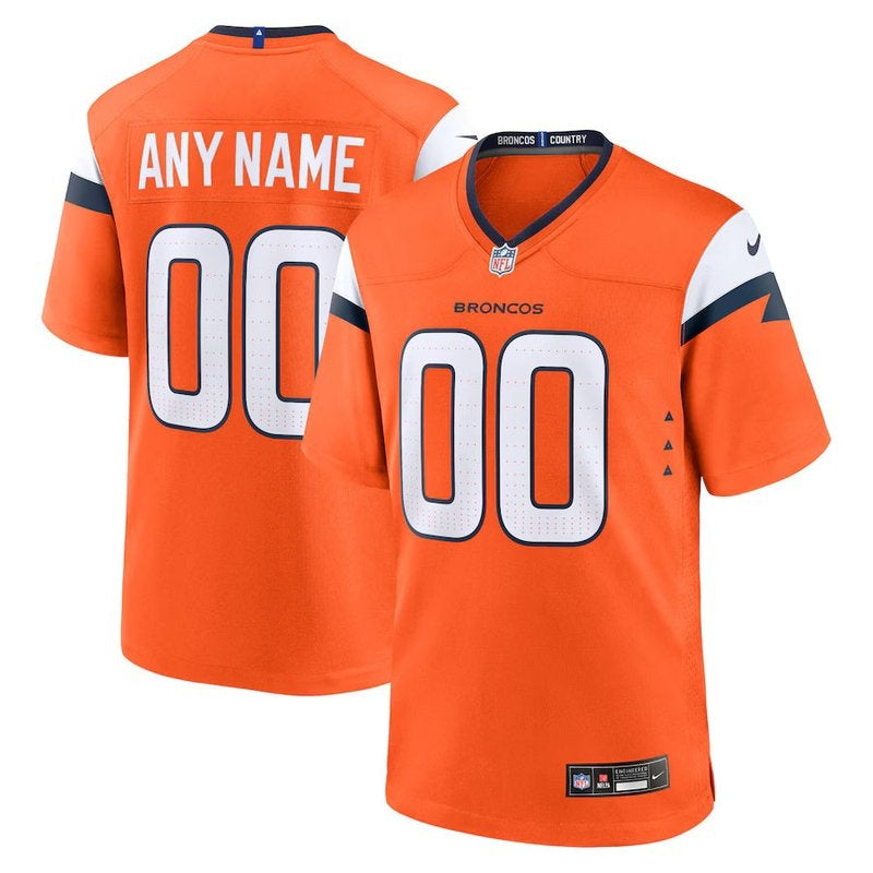 Denver Broncos - Mile High Collection - Custom NFL Game Jersey - Orange