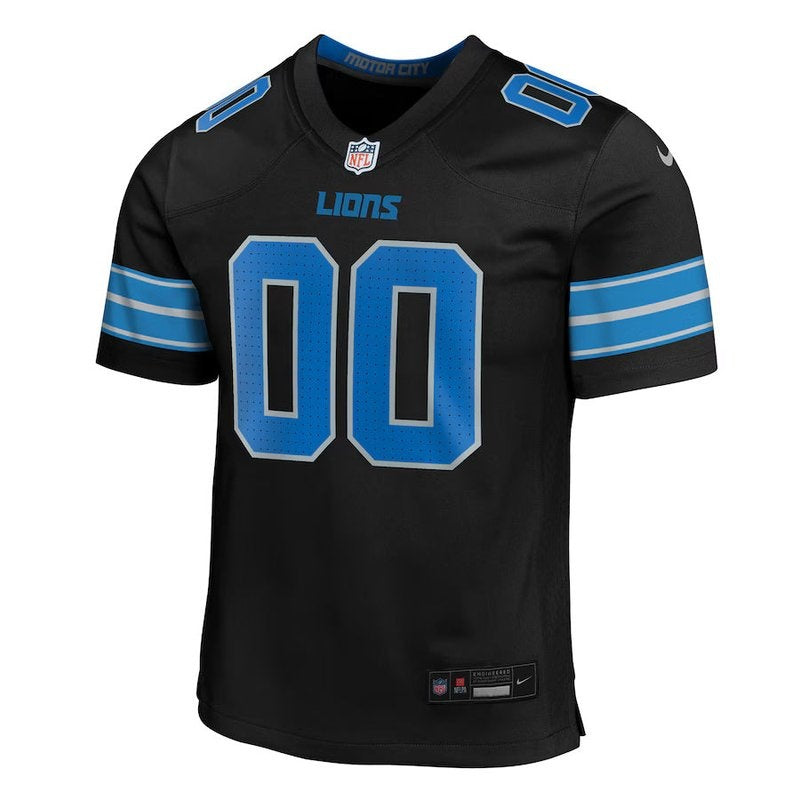 Detroit Lions - Alternate Custom NFL Game Jersey - Black