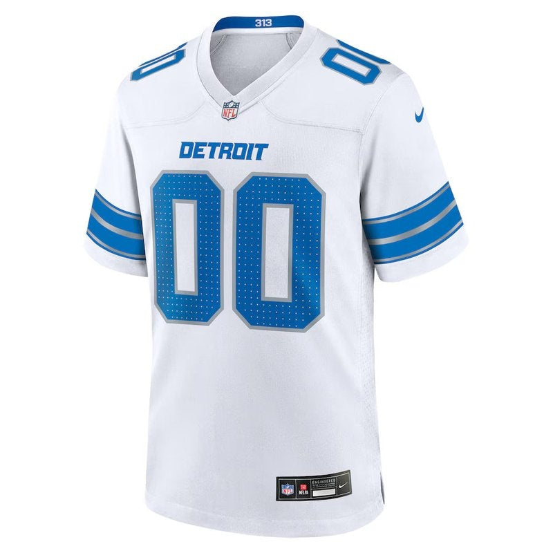 Detroit Lions - Custom NFL Game Jersey - White