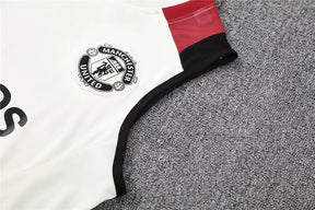 Mens Manchester United Singlet Suit White 2024/25