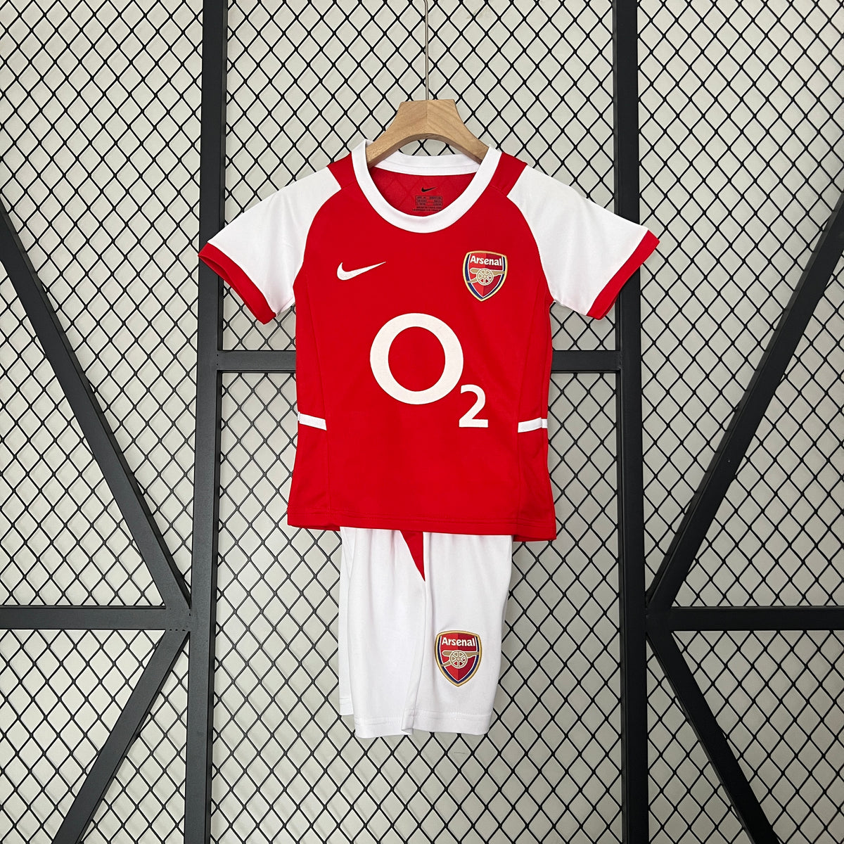 Kit Kids Retro Arsenal Home Jersey 2002/03