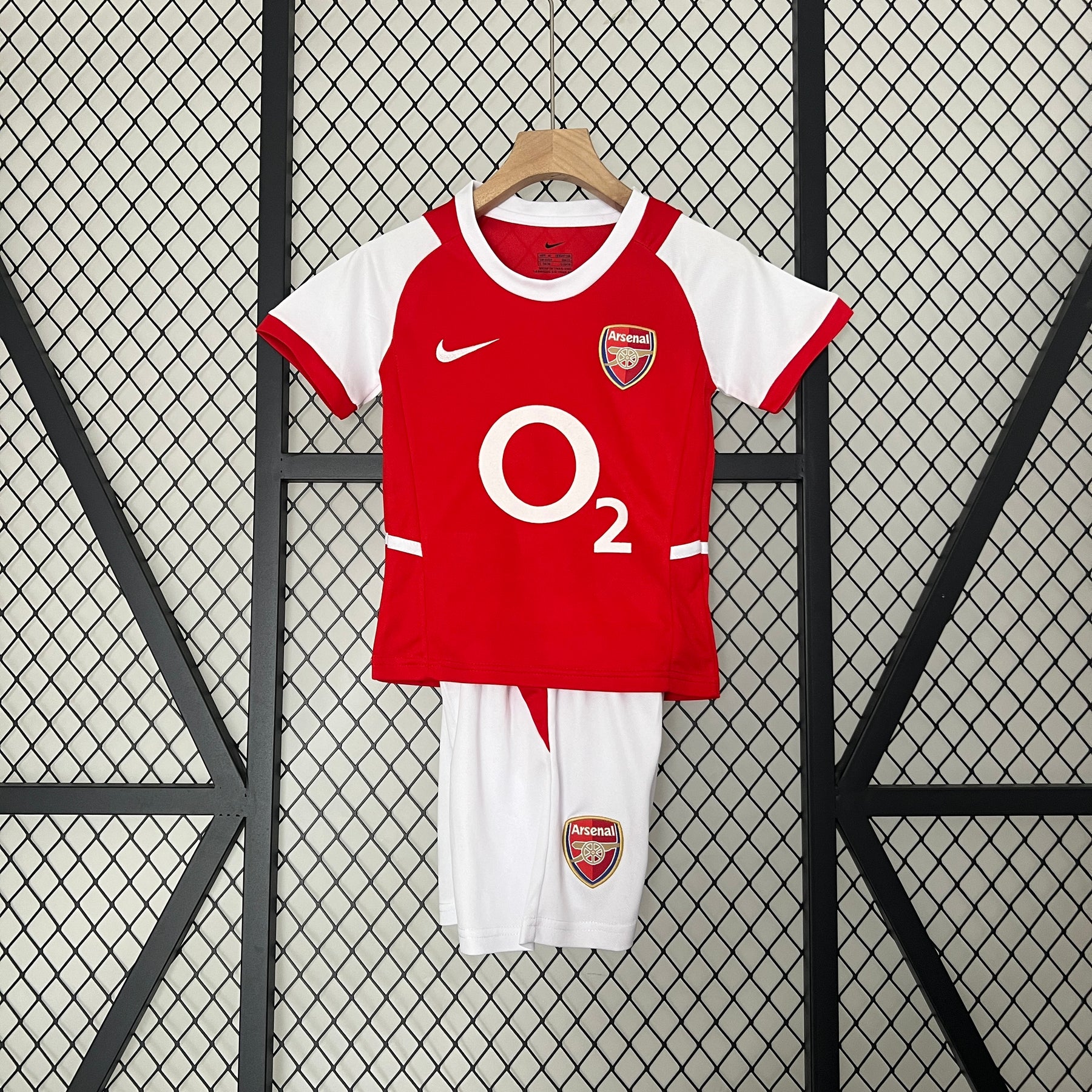 Kit Kids Retro Arsenal Home Jersey 2002/03